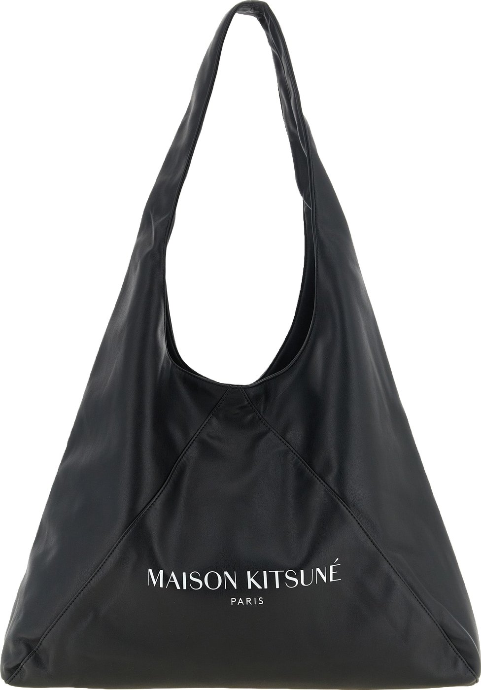 Maison Kitsuné Black Polyethylene Shoulder Bag