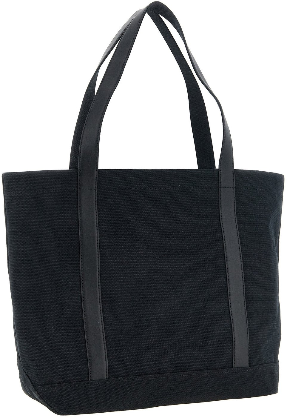 Maison Kitsuné Black Cotton Tote Bag