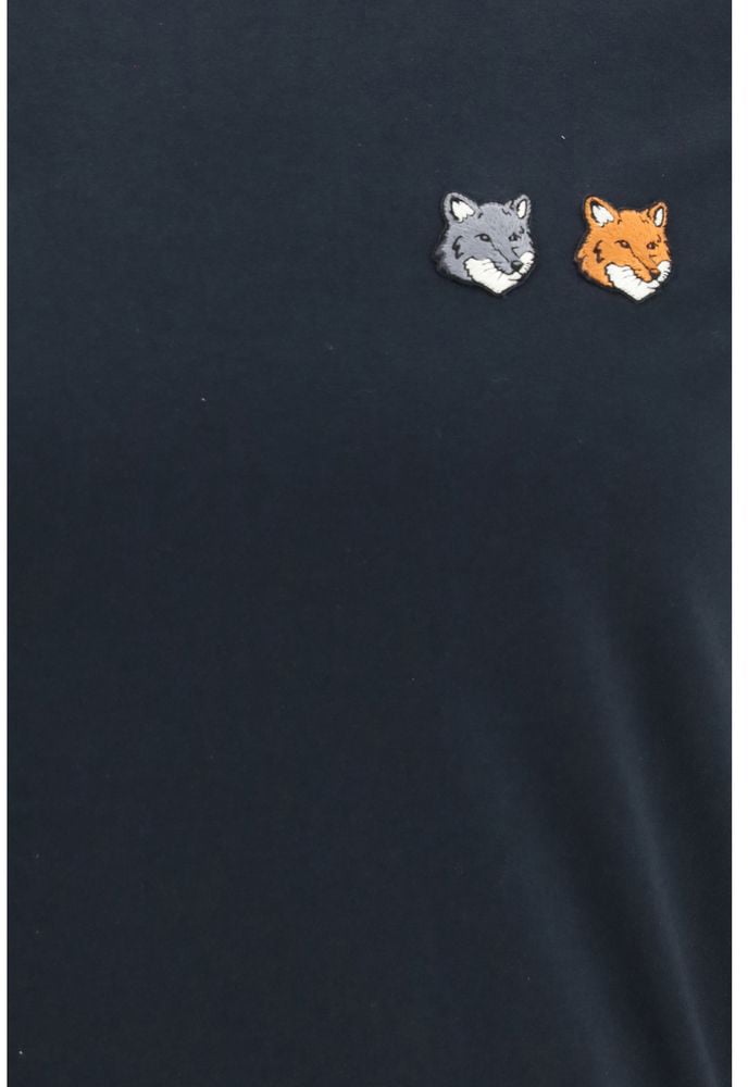 Maison Kitsuné Gray Organic Cotton T-Shirt