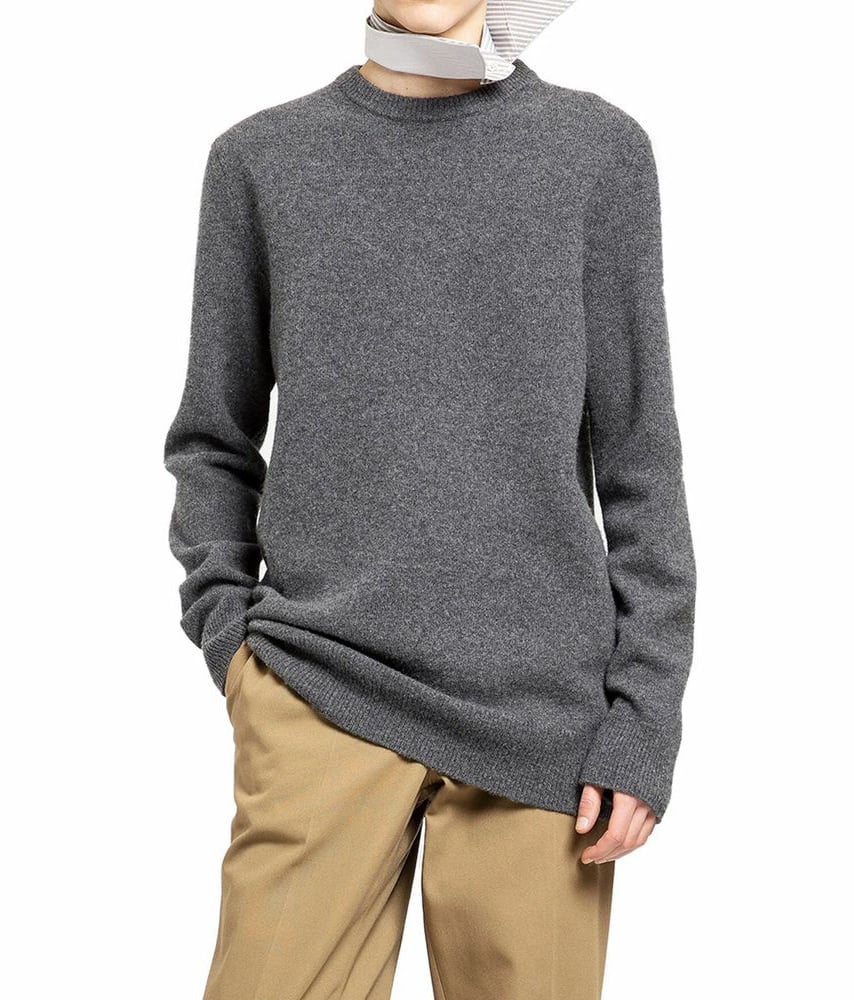 Maison Margiela Gray Wool Sweatshirt