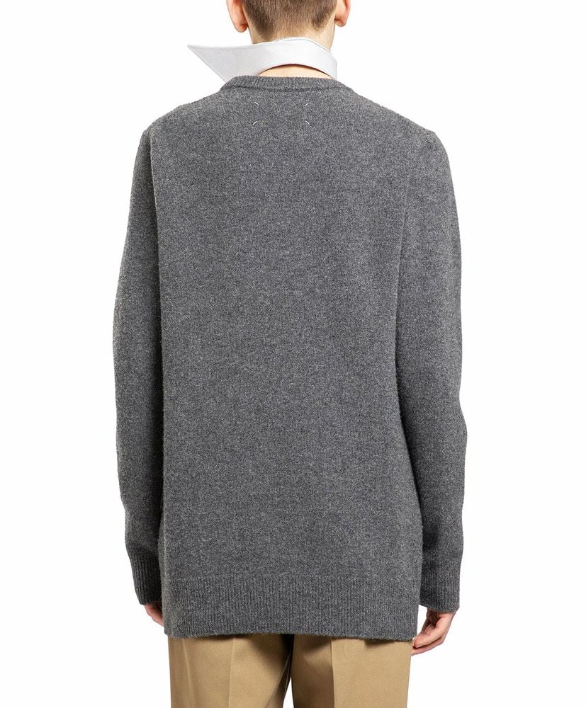 Maison Margiela Gray Wool Sweatshirt