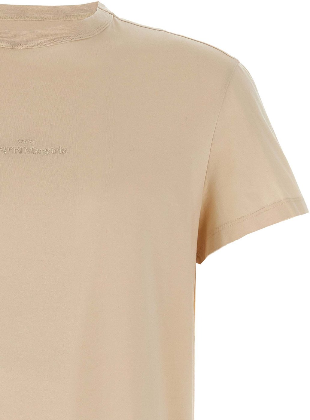 Maison Margiela Beige Cotton T-Shirt