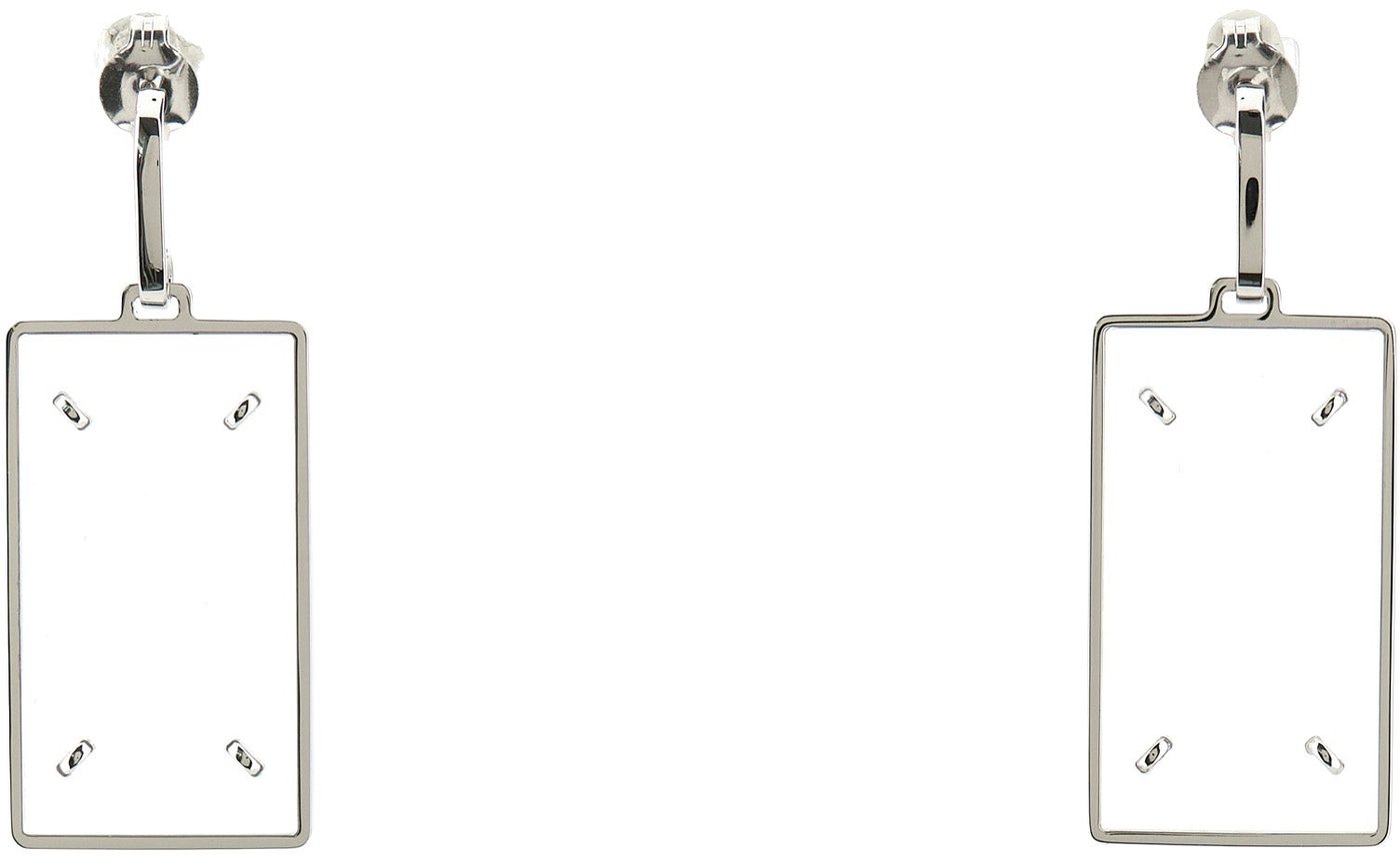 Maison Margiela Silver Brass Earrings
