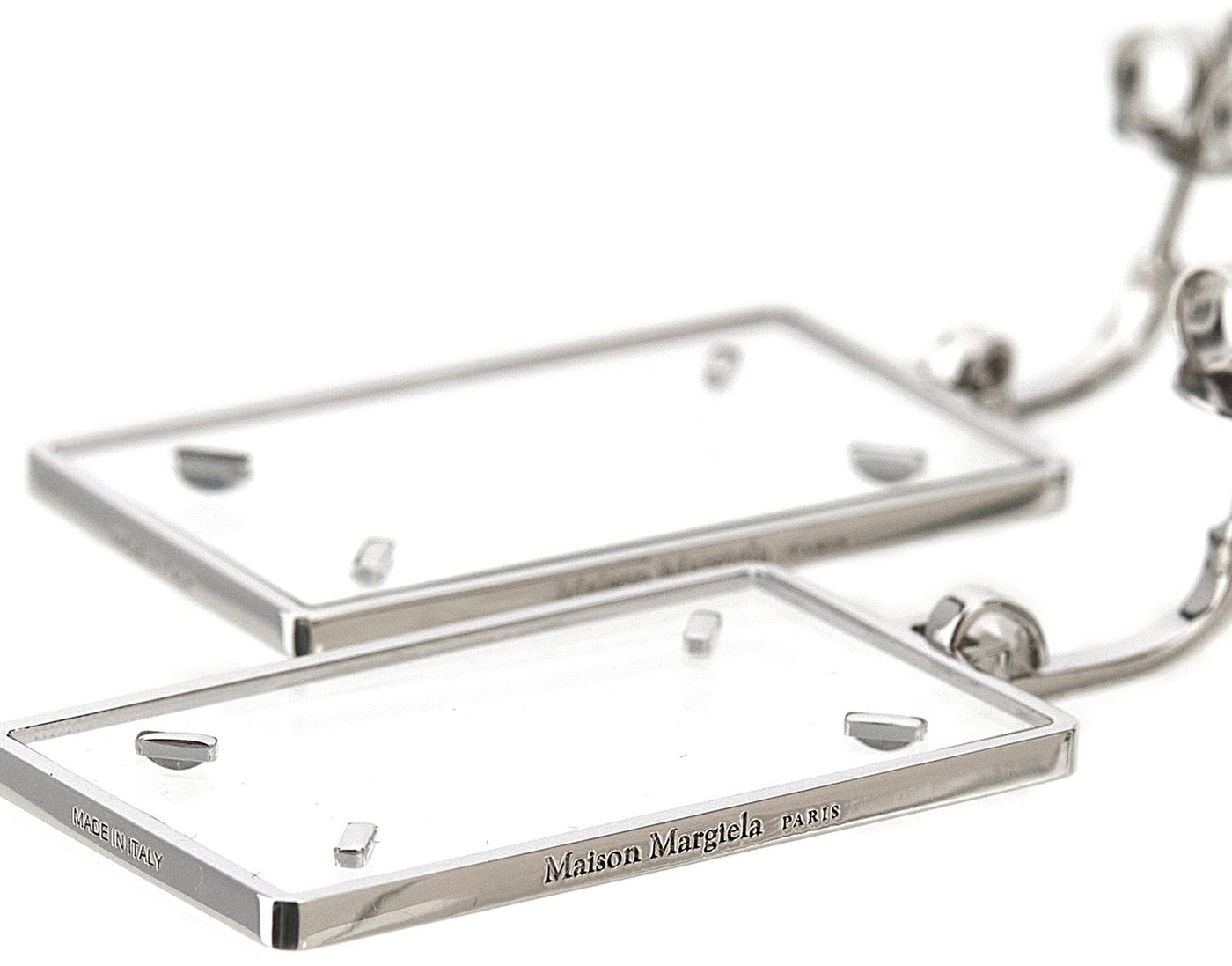 Maison Margiela Silver Brass Earrings