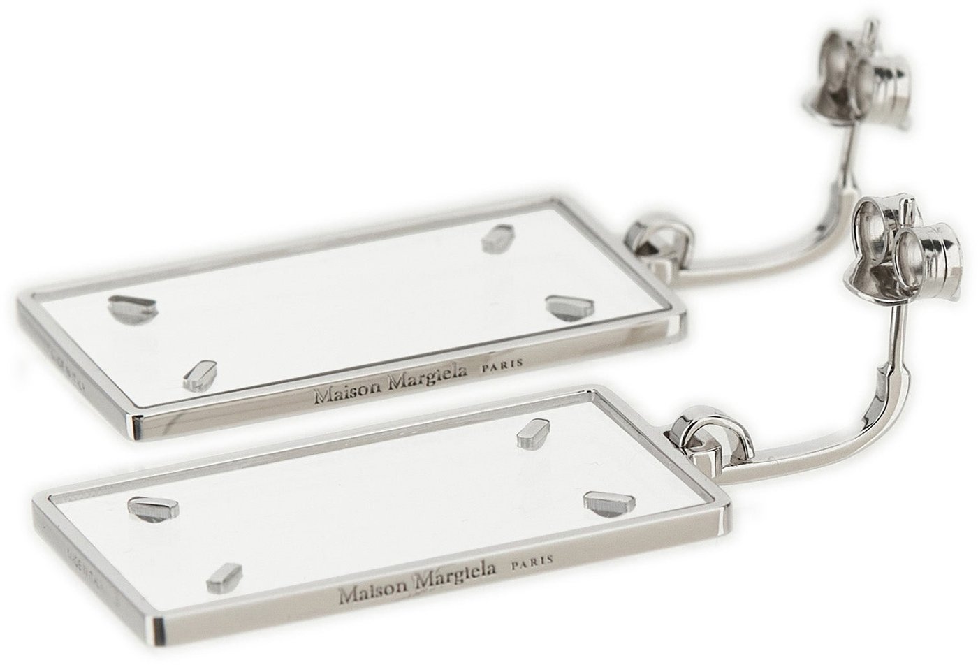 Maison Margiela Silver Brass Earrings