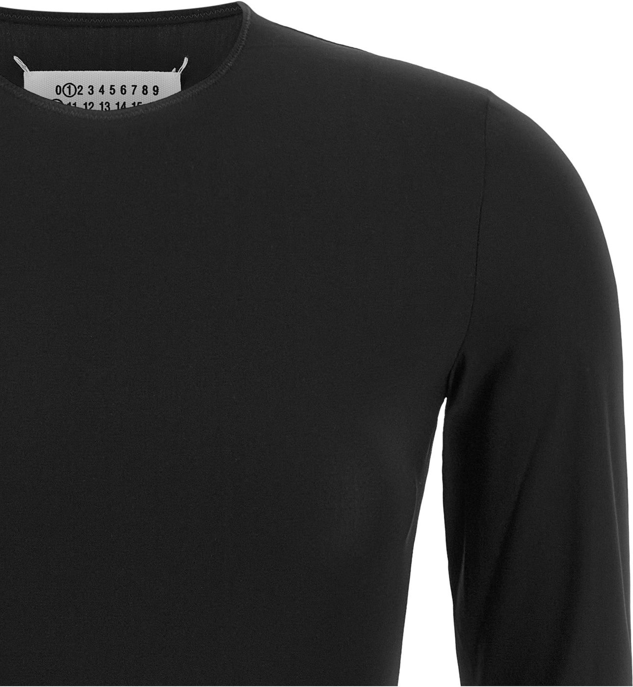 Maison Margiela Black Polyamide Bodysuit