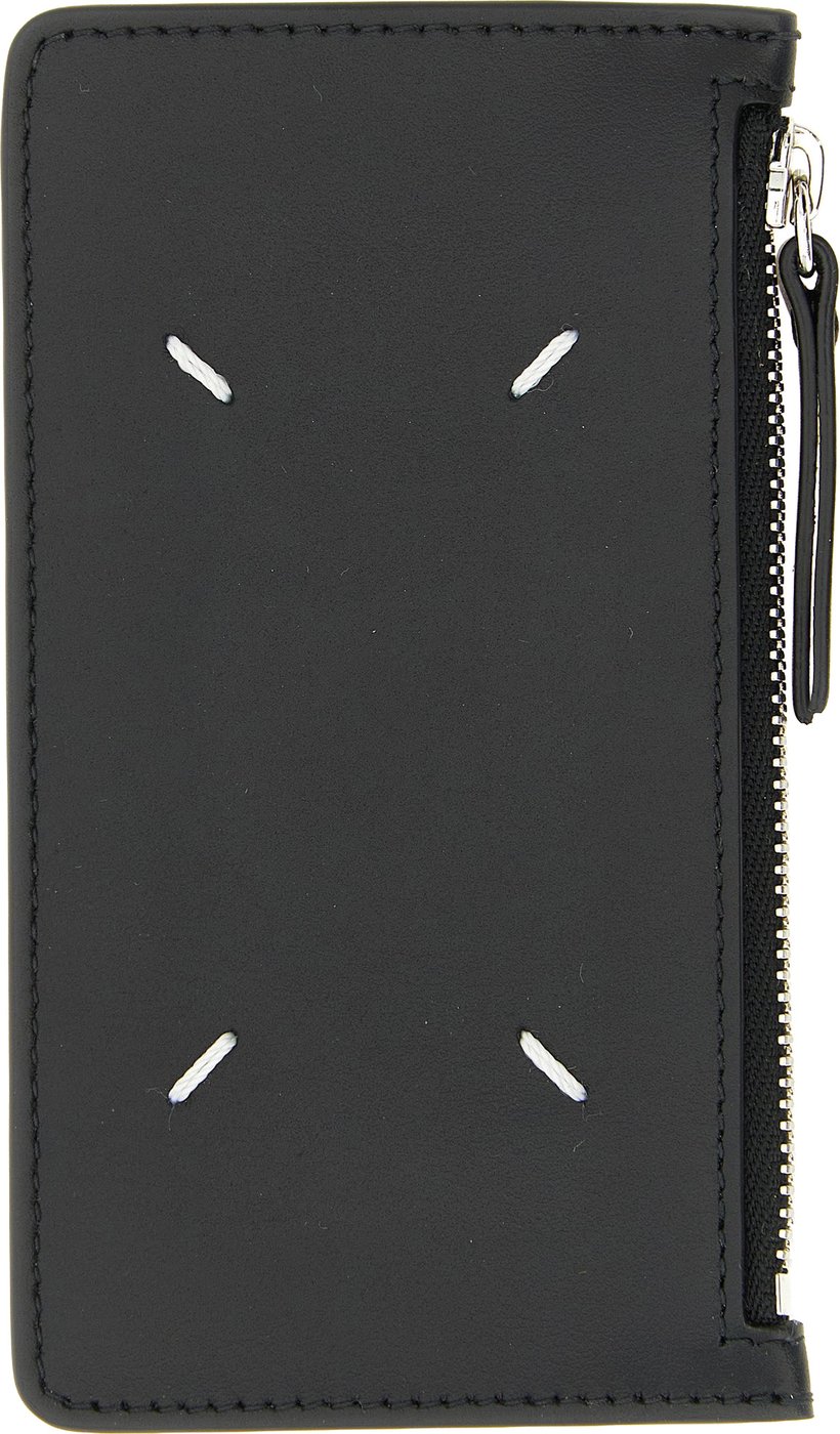 Maison Margiela Black Calfskin Cardholder