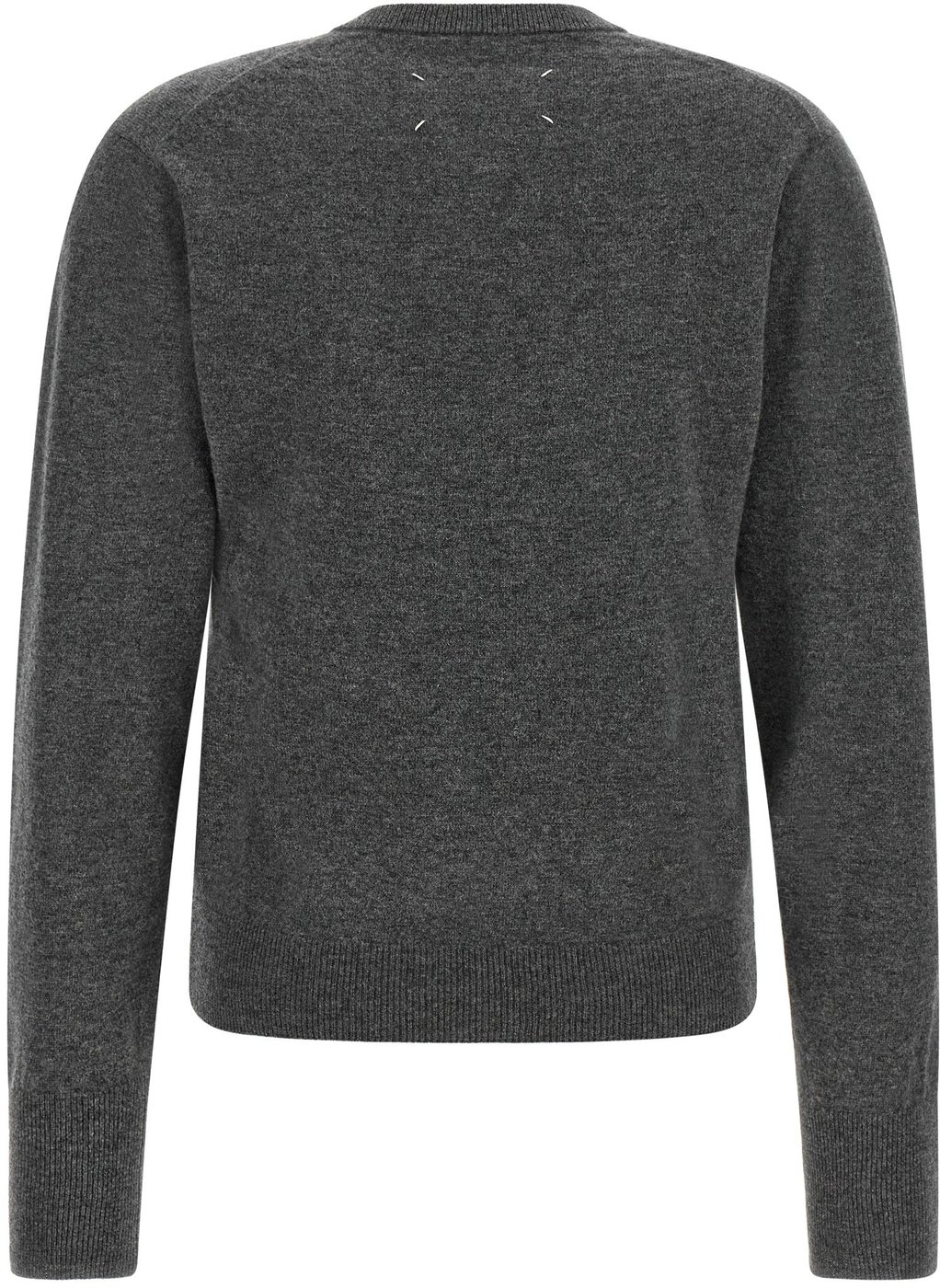 Maison Margiela Gray Virgin Wool Cardigan
