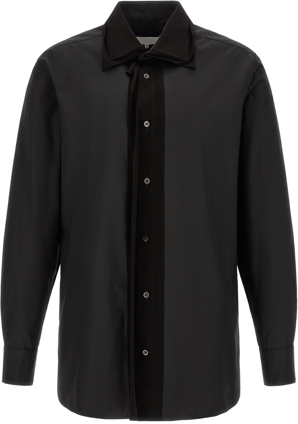 Maison Margiela Black Cotton Blouse