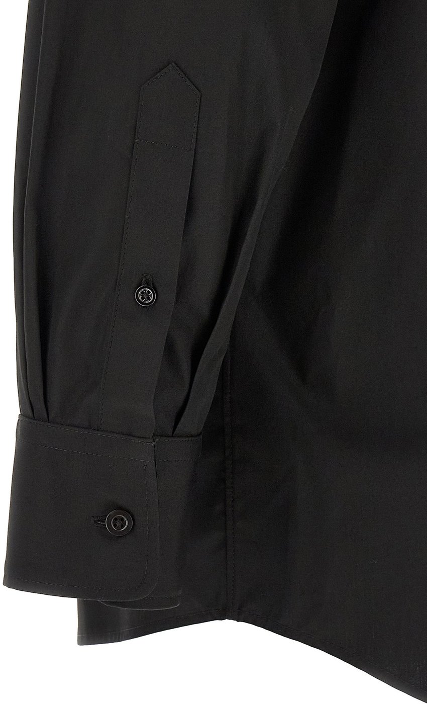Maison Margiela Black Cotton Blouse