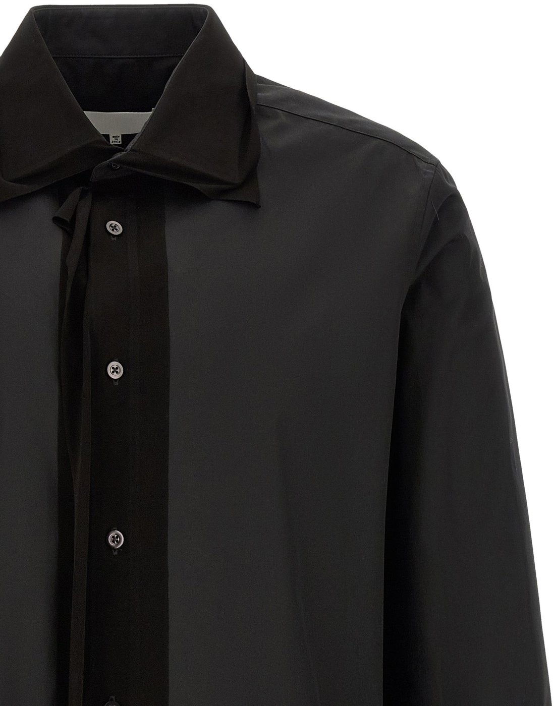 Maison Margiela Black Cotton Blouse