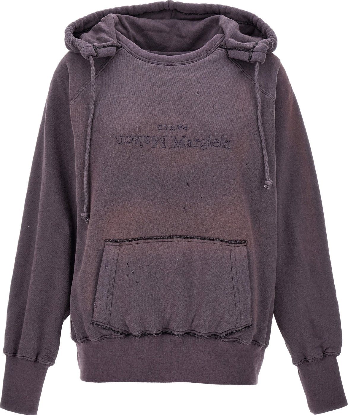 Maison Margiela Purple Cotton Hoodie