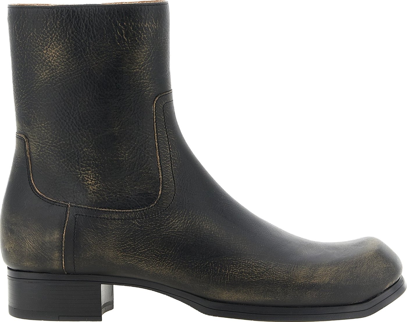 Maison Margiela Black Calfskin Ankle Boots