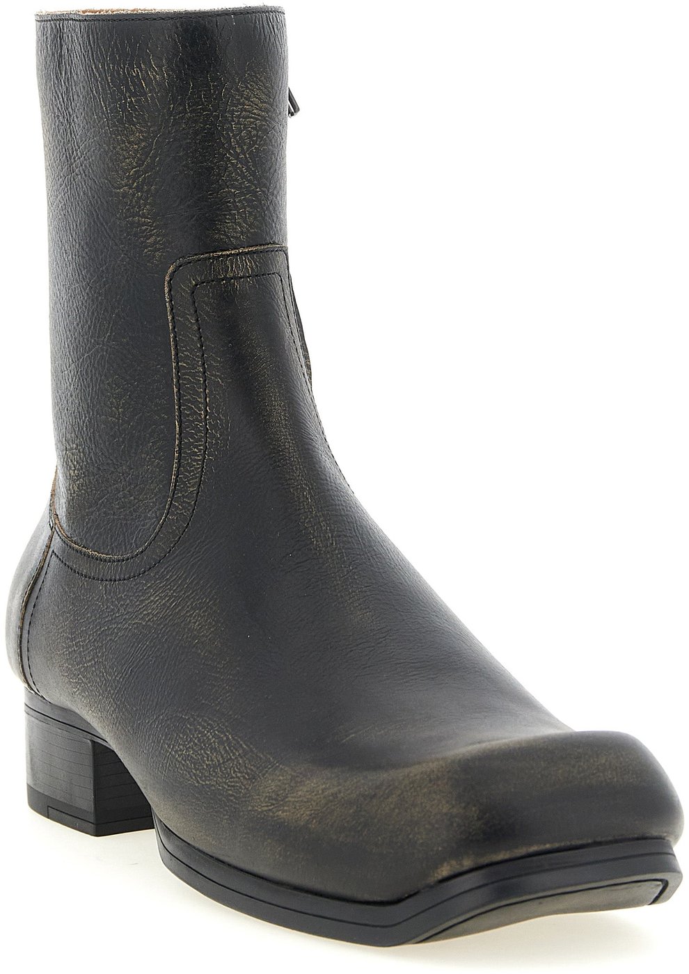 Maison Margiela Black Calfskin Ankle Boots