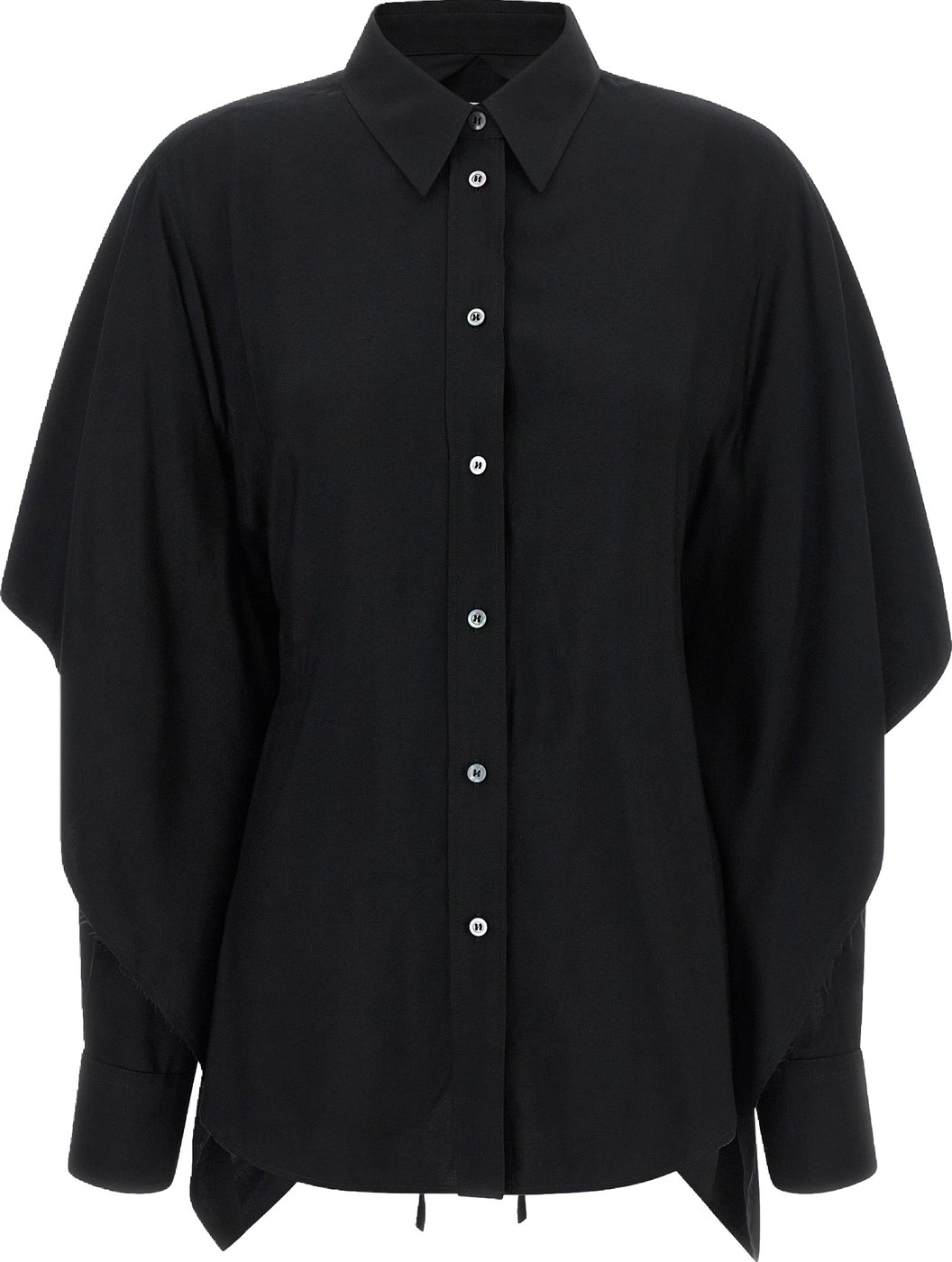 Maison Margiela Black Viscose Blouse