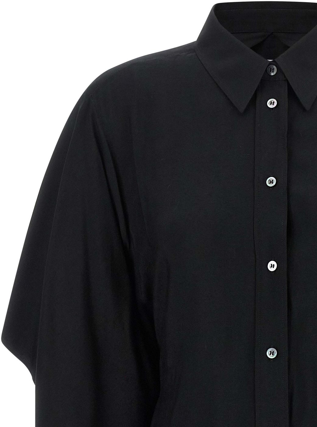 Maison Margiela Black Viscose Blouse
