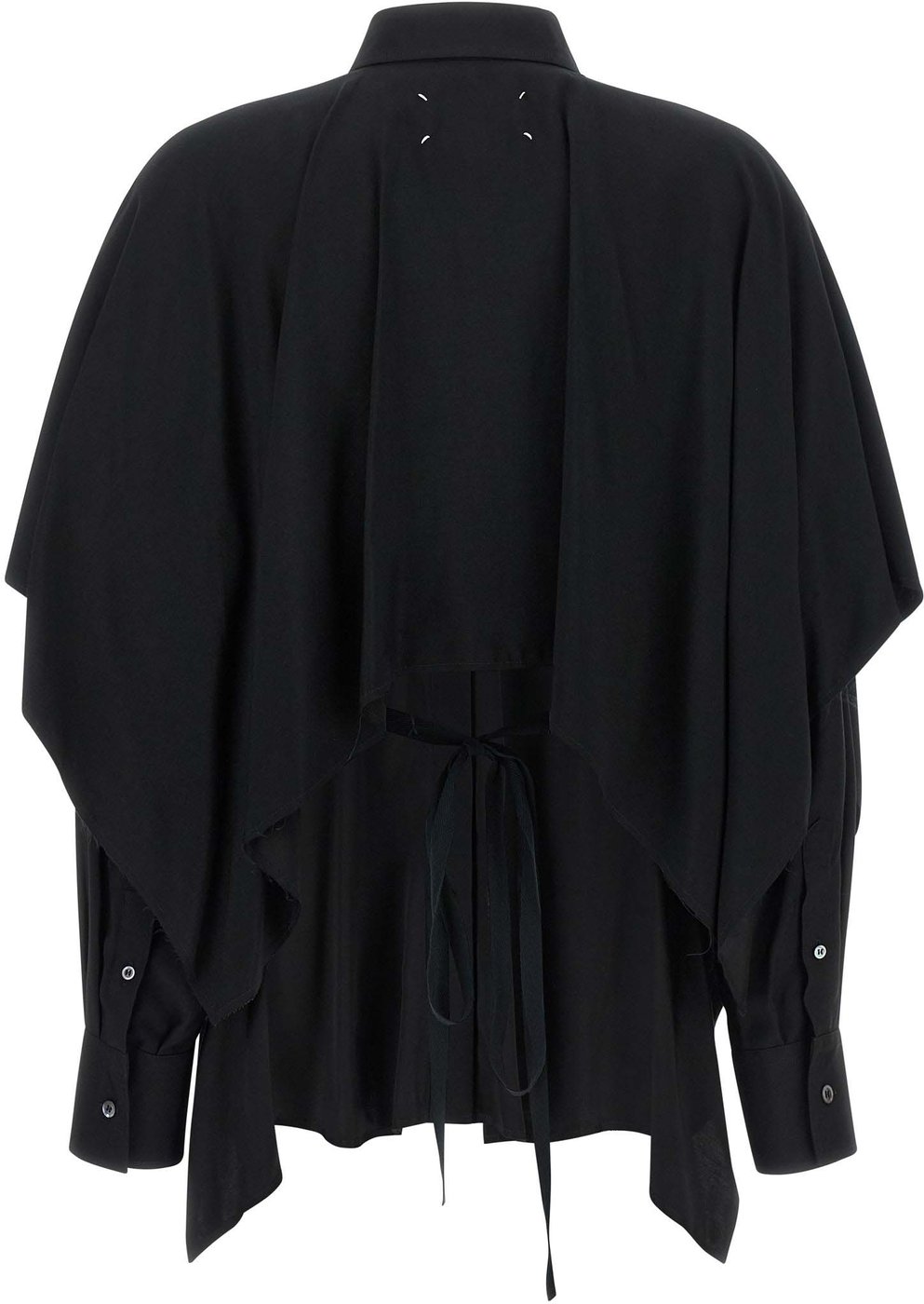 Maison Margiela Black Viscose Blouse