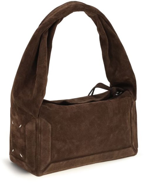 Maison Margiela Brown Calf Leather Bos Taurus Handbag