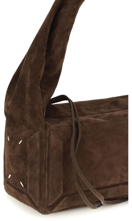 Maison Margiela Brown Calf Leather Bos Taurus Handbag