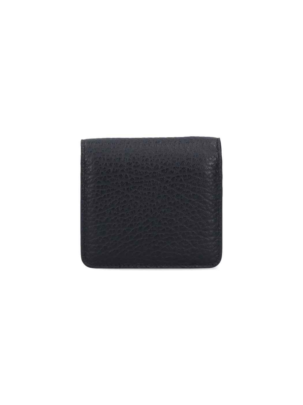 Textured Hammered Leather Wallet with Distinctive Stitching
