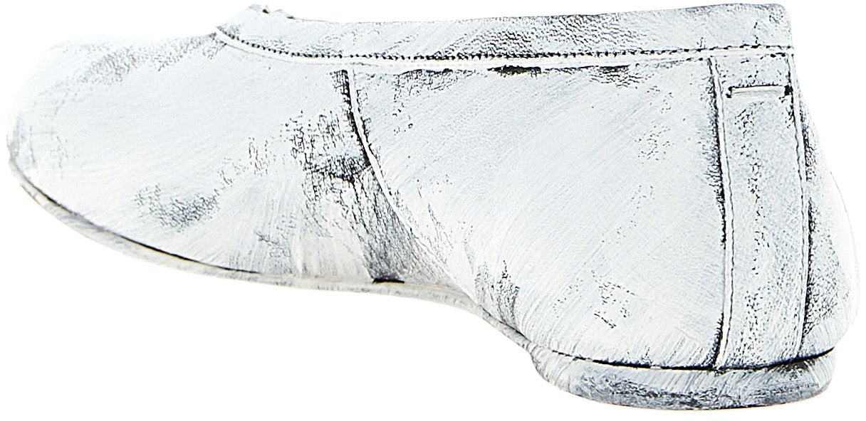 Maison Margiela White Lambskin Ballet Flats