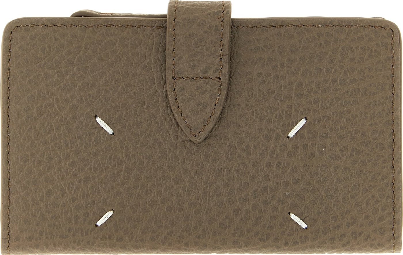 Maison Margiela Brown Calfskin Cardholder