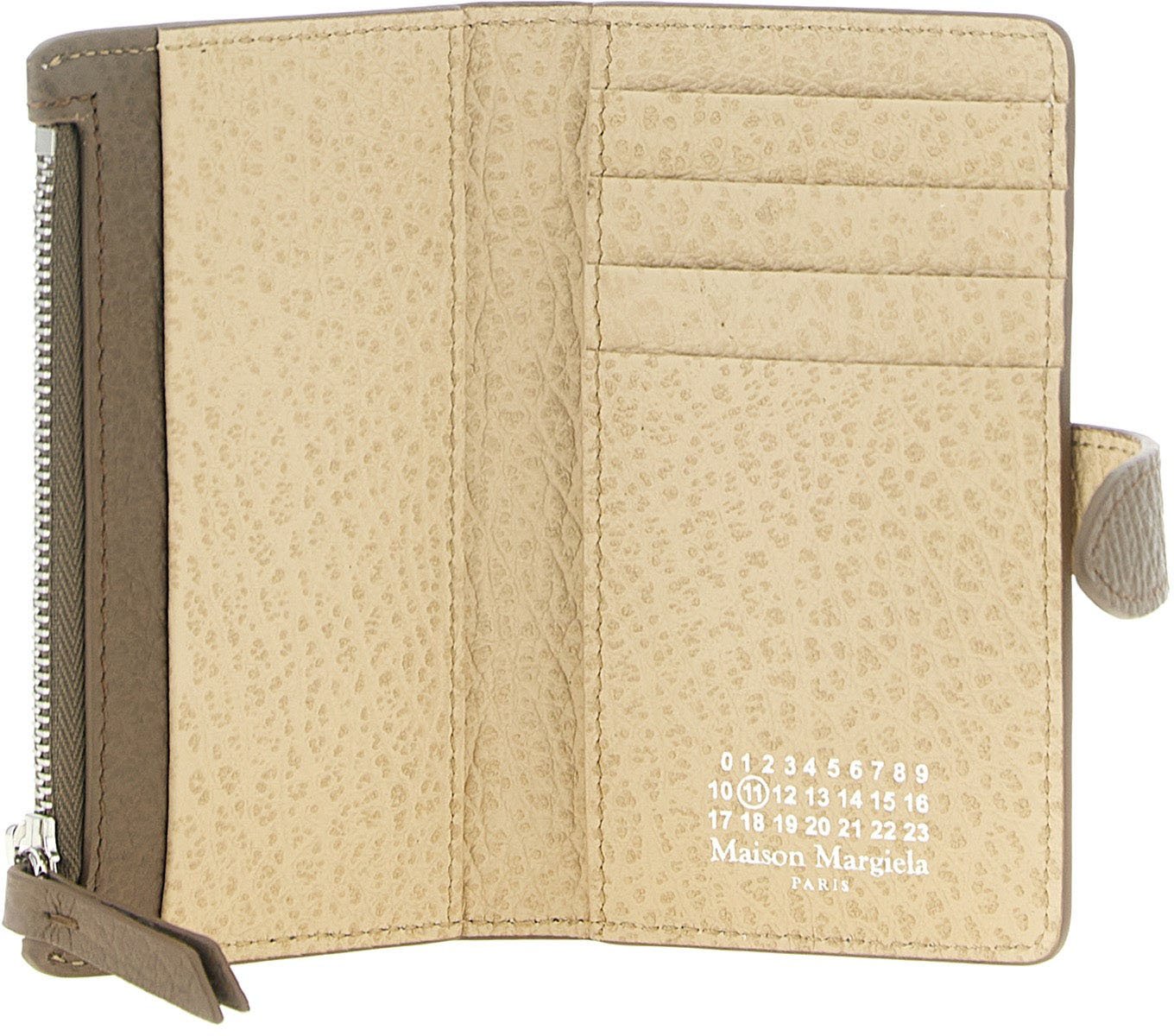 Maison Margiela Brown Calfskin Cardholder