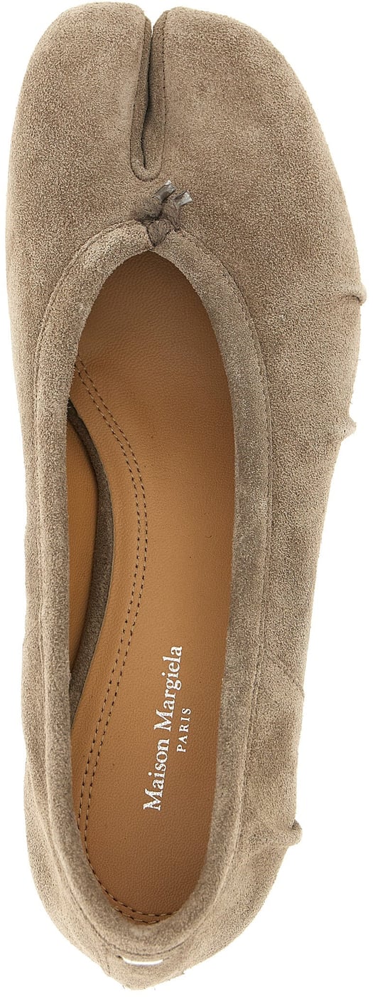 Maison Margiela Gray Calfskin Mid Heel Pumps