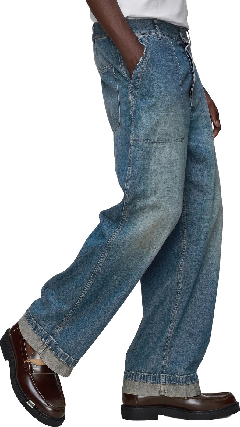 Pants Washed Blue