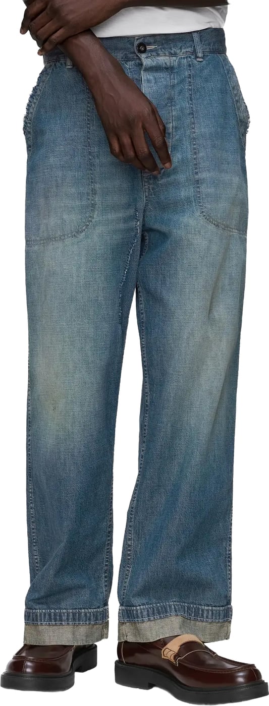 Pants Washed Blue