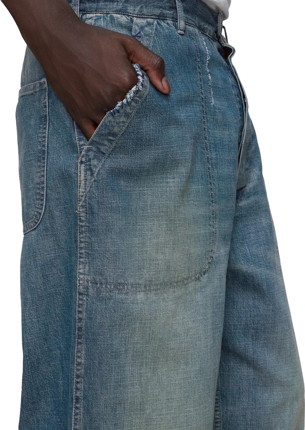 Pants Washed Blue