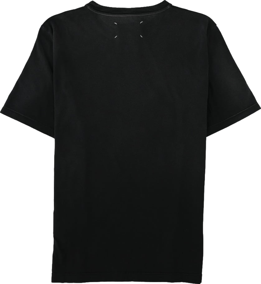 T-Shirt In Jersey Di Cotone Con Inserti Tonali