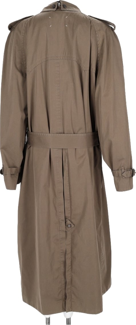 Trench "Folden Collar" In Cotone