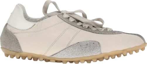 Maison Margiela Beige Goatskin Athletic Sneakers