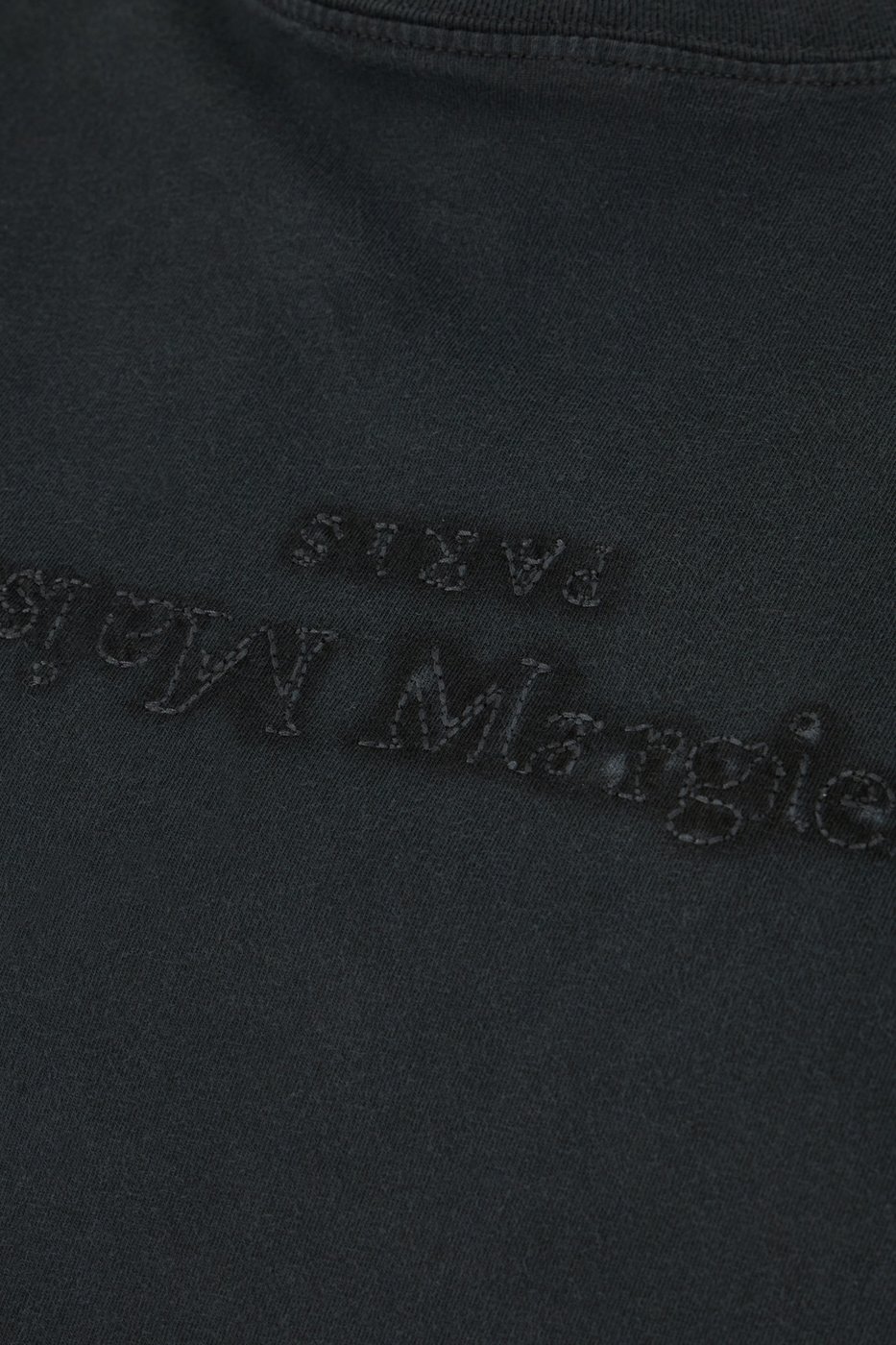 Maison Margiela Charcoal cotton t-shirt