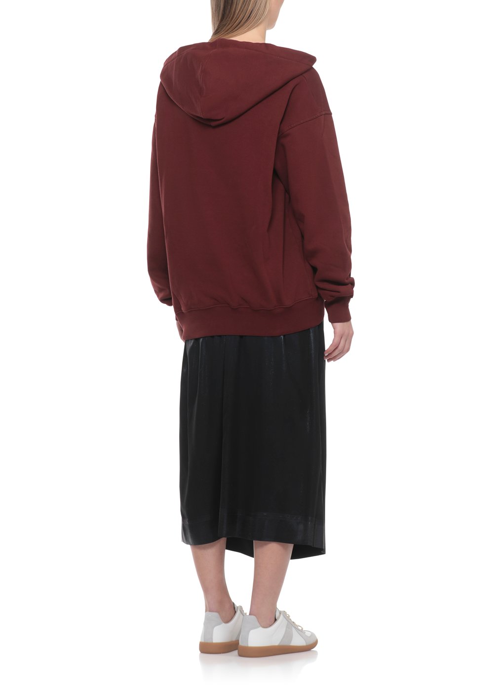 Red Cotton Kangaroo Hoodie