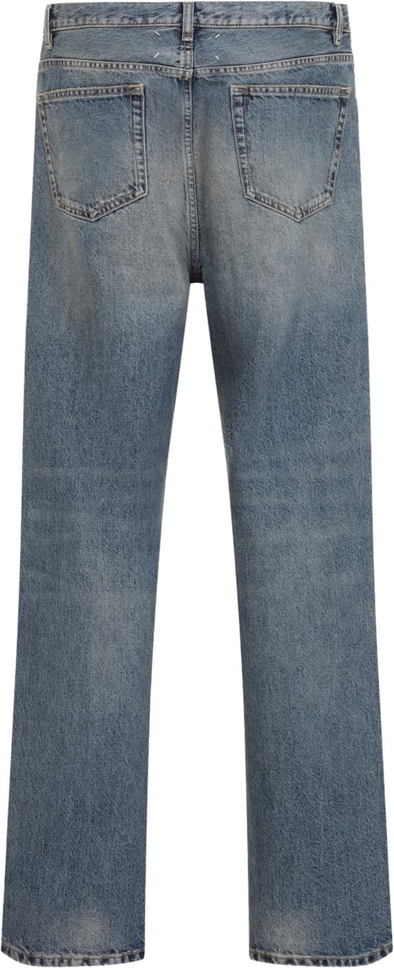 Maison Margiela Distresses Denim Trousers