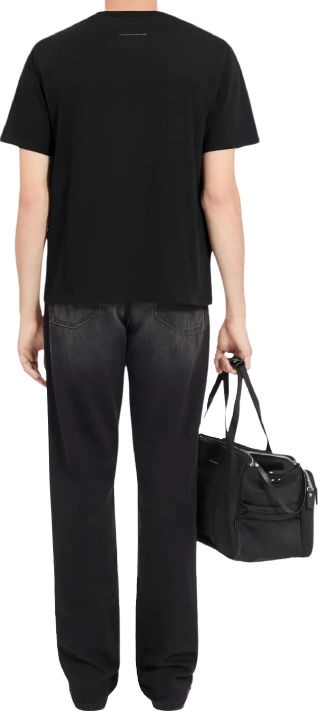 MM6 Maison Margiela Patch-Detail T-shirt Black