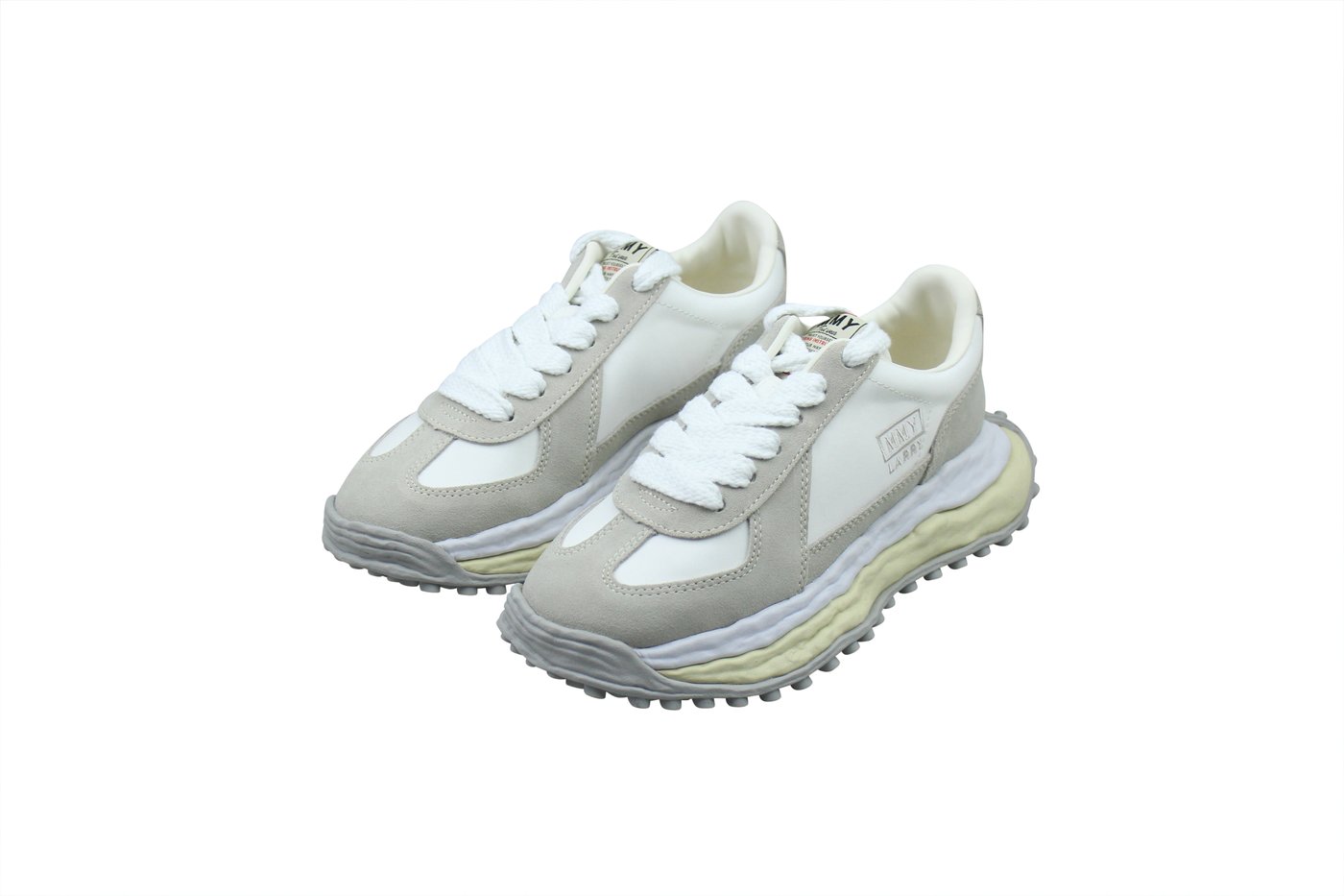 Maison Mihara Yasuhiro Larry OG Sole Low-cut Sneaker 'Wit'