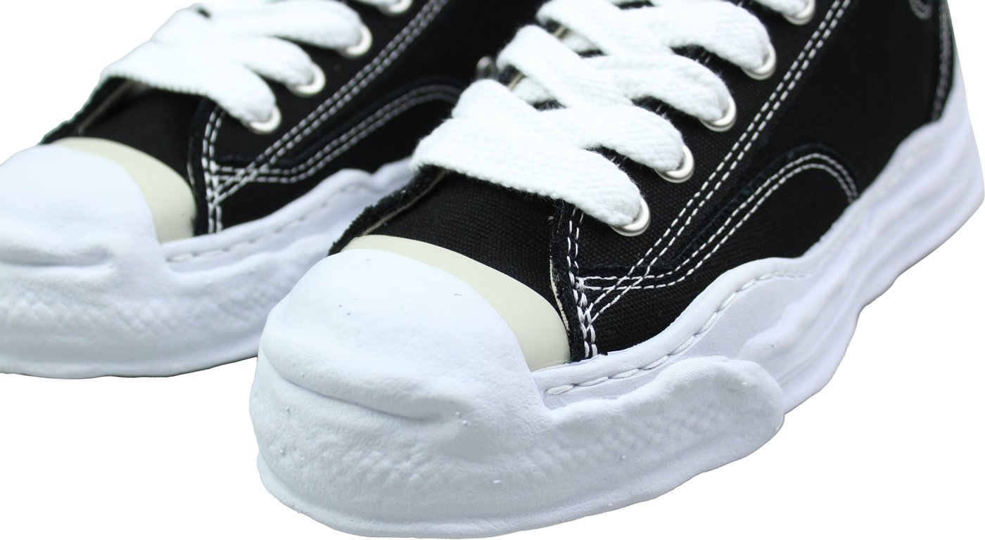 Maison Mihara Yasuhiro Hank OG Sole Canvas Low 'Zwart'