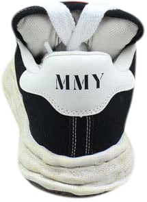Maison Mihara Yasuhiro Canvas Low Distressed Midsole 'Black/White'