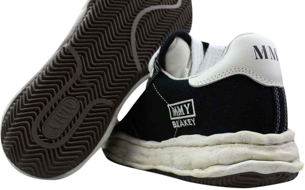 Maison Mihara Yasuhiro Canvas Low Distressed Midsole 'Black/White'