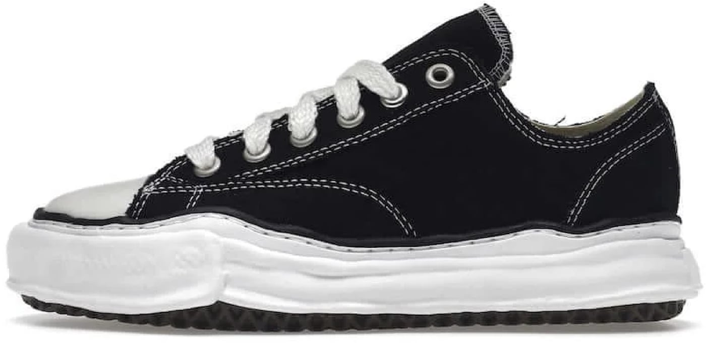 Maison Mihara Yasuhiro Peterson OG Sole Canvas Low 'Zwart'