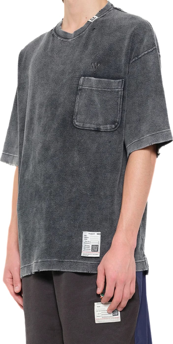 Maison Mihara Yasuhiro Men's Bleached T-Shirt Grey