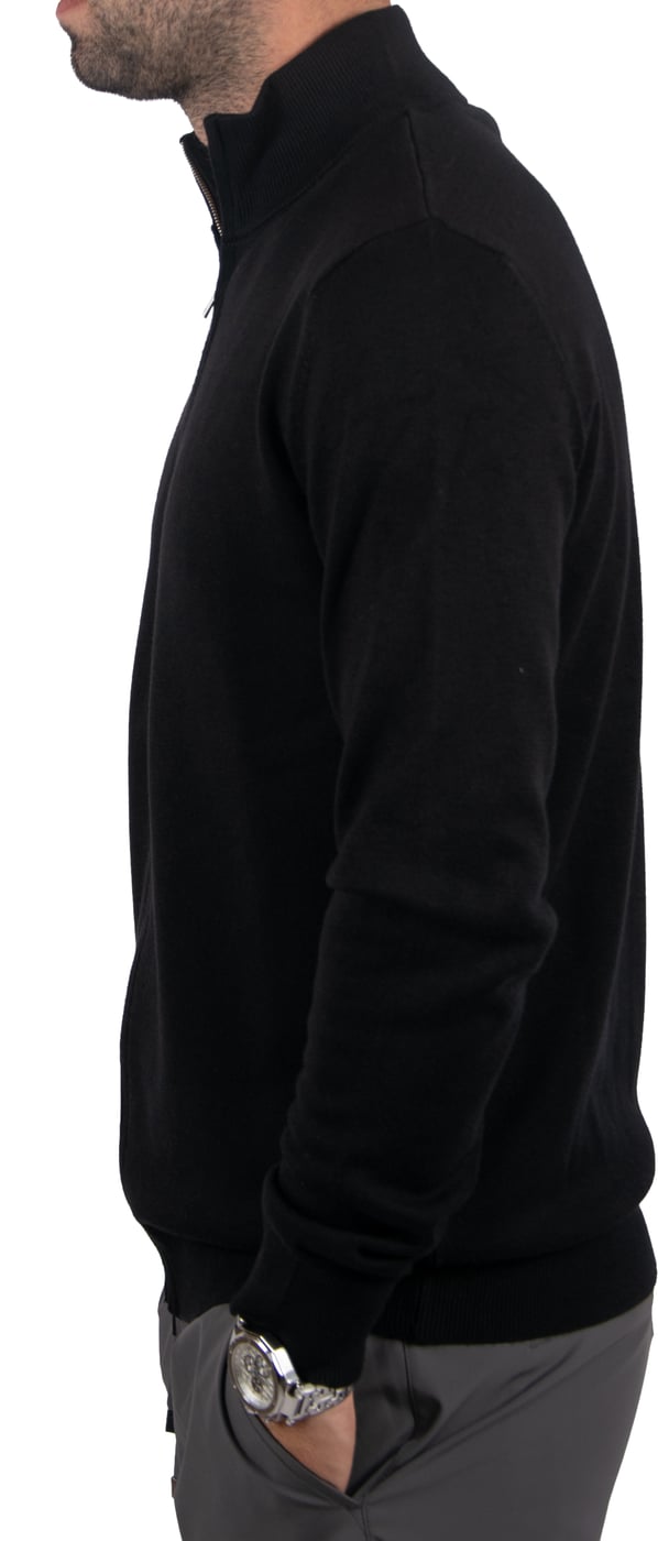 Malelions Knitted Zip Cardigan