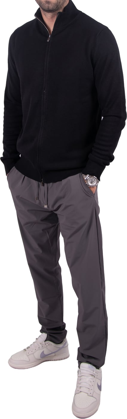 Malelions Knitted Zip Cardigan