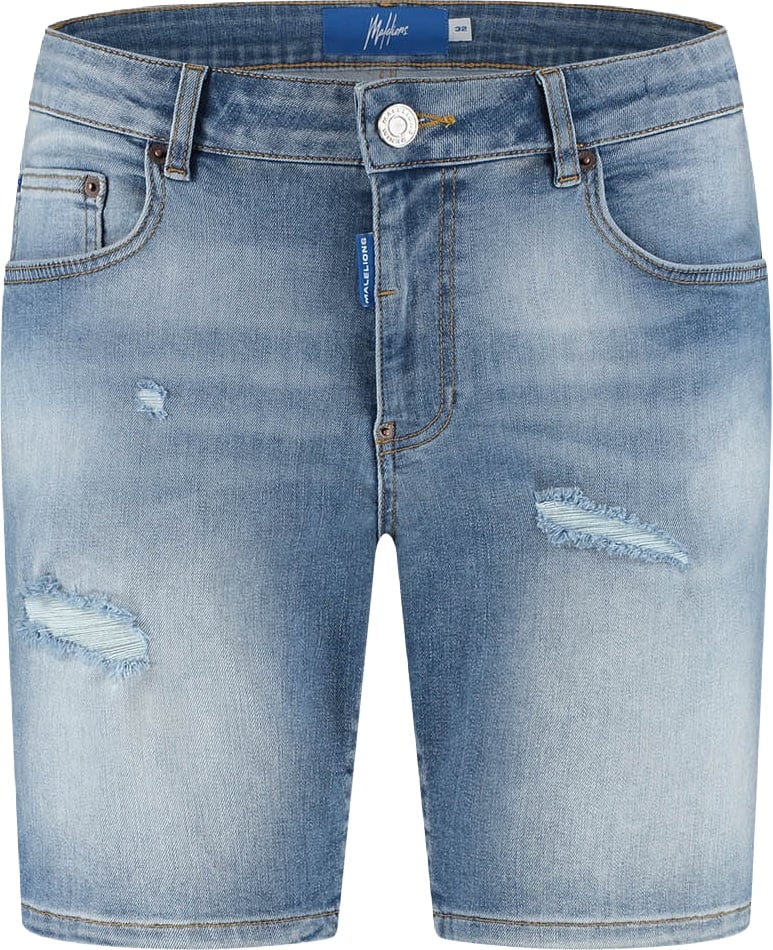 Malelions Denim Shorts MM1-HS25-65 Blue