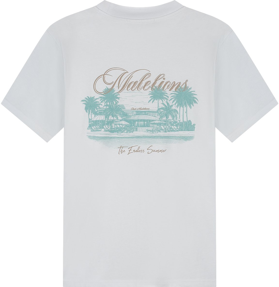 Malelions Endless Summer T-Shirt MM1-HS25-42 White