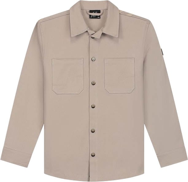 Malelions Junior Signature Overshirt MJ1-AW24-29 beige