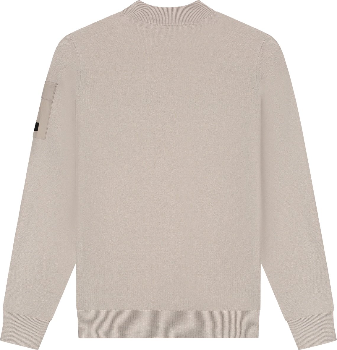 Malelions Knitted Pocket Mockneck MM2-AW25-30 Sand
